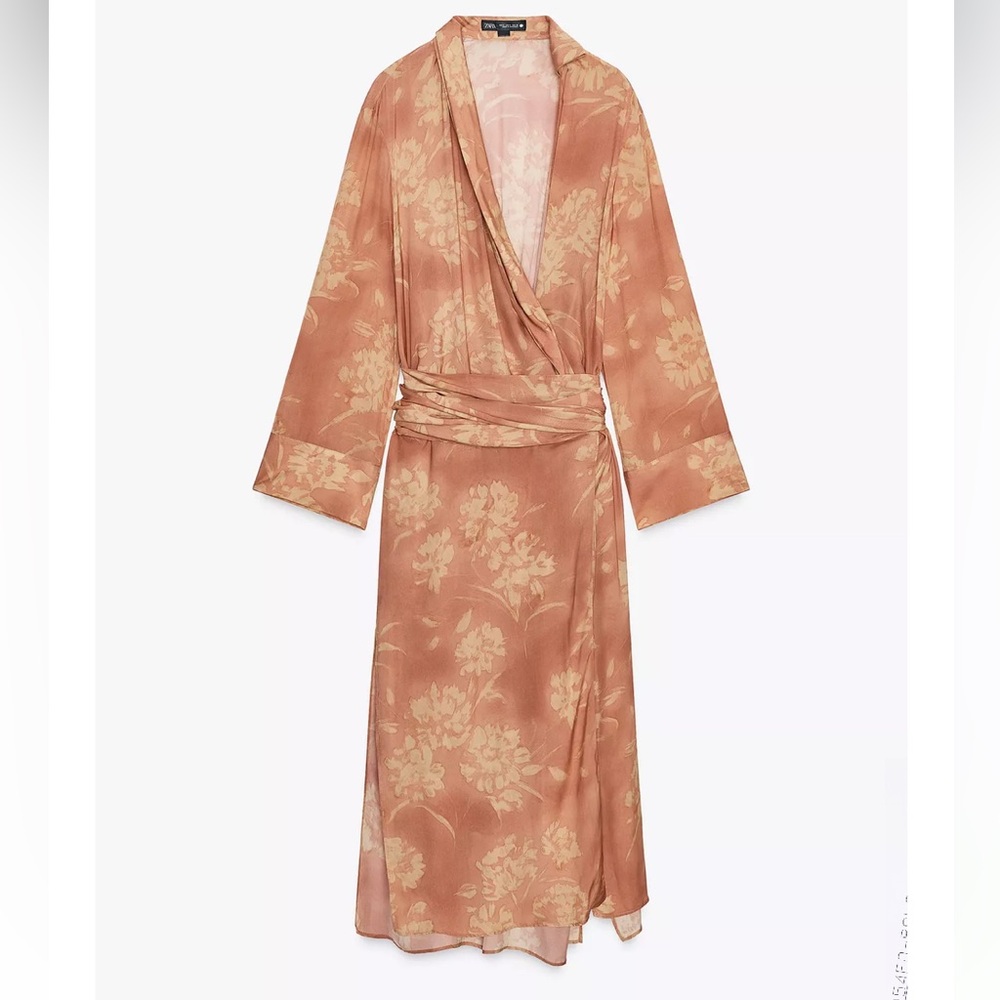Zara Floral Wrap Dress - NWT